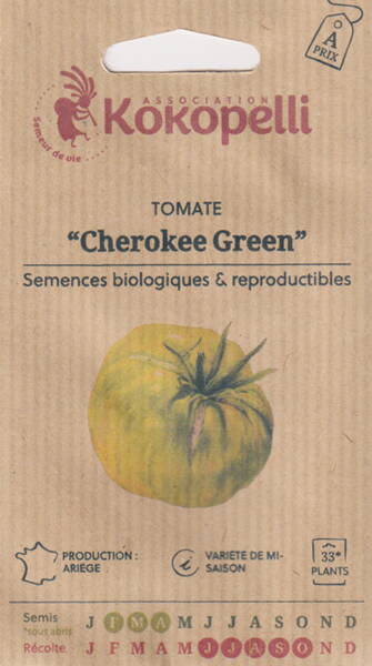 Tomat "Cherokee Green"